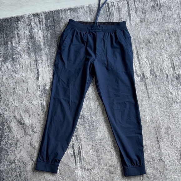 Men's Navy LuLu Lemon ABC Jogger - Picture 1 of 5